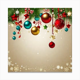 Christmas Background 9 Canvas Print