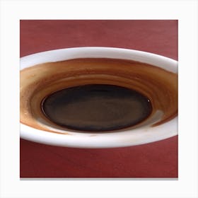Coffee In A Bowl Canvas Print