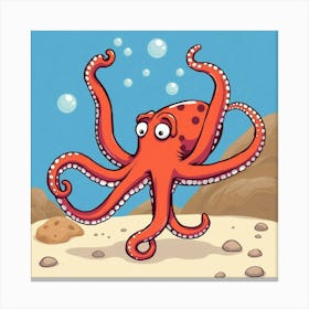 Asm Gym Funny Octopus D013d31f 6550 416b 85dc F20888b4c878 Canvas Print