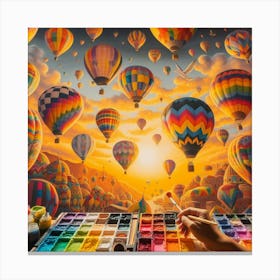 Hot Air Balloons 1 Canvas Print