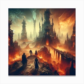 Clockwork Chaos Canvas Print