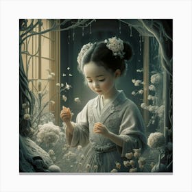 Chinese Girl Canvas Print