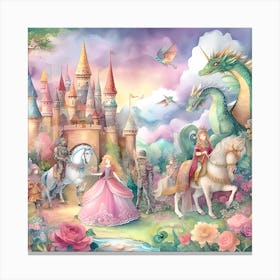 Fairytale Castle Canvas Print