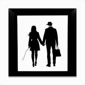 Couple Holding Hands 1 Canvas Print