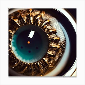 I put an eye on you Serie , Bionic Eye Canvas Print