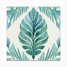 Tropical Leaves 3 Canvas Print