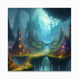 Nature and imagination Canvas Print