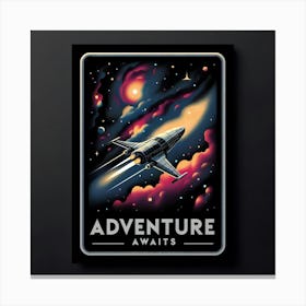 Adventure Awaits Canvas Print