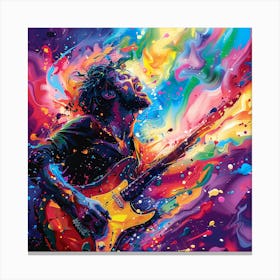 Electric Guitar Canvas Print