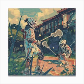 Lacrosse Canvas Print