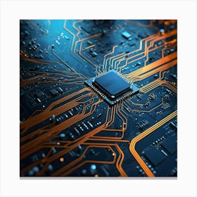 Circuit Board 24 Canvas Print