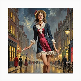 London Street Canvas Print