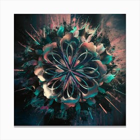 Abstract Flower 2 Canvas Print