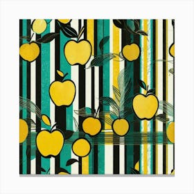 Yellow apple Canvas Print