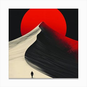 Red Sunset Canvas Print