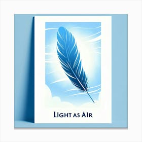 Light As Air 1 Canvas Print