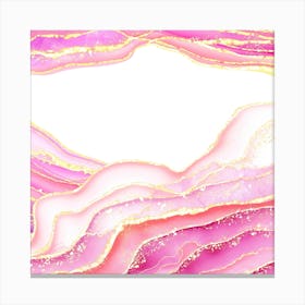Sparkling Pink Agate Texture 11 1 Canvas Print
