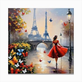 Eiffel Tower 8 Canvas Print