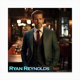 Ryan Reynolds 2 Canvas Print