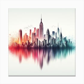 New York City Skyline 12 Canvas Print