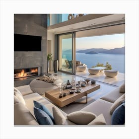 Living Room With A View 1 Canvas Print
