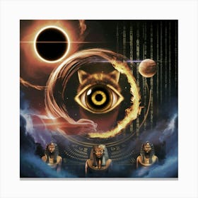 Egyptian Eye Canvas Print