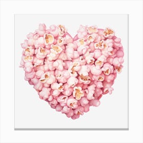 Heart Of Popcorn 6 Canvas Print