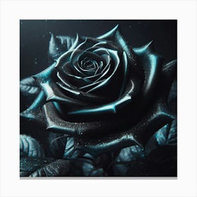 Black Rose 1 Canvas Print