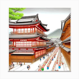 Kyoto 4 Canvas Print