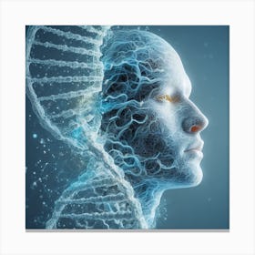 Man of Dna Canvas Print