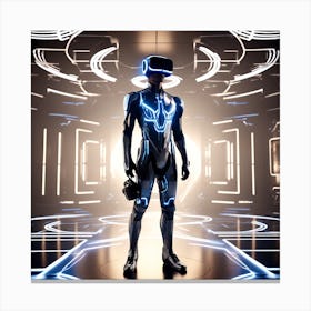 Futuristic Man 85 Canvas Print