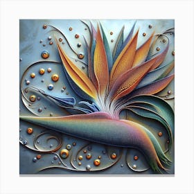 Flower of Bird of Paradise 10 Canvas Print