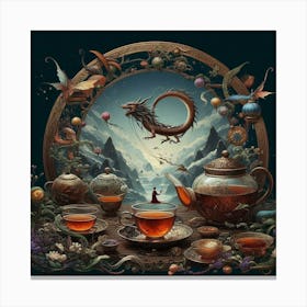 Tea Art 270 Canvas Print