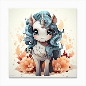 Cute Unicorn 84 Canvas Print