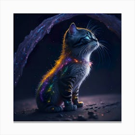 Cat Galaxy (112) Canvas Print