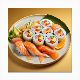 Sushi And Sashimi Canvas Print