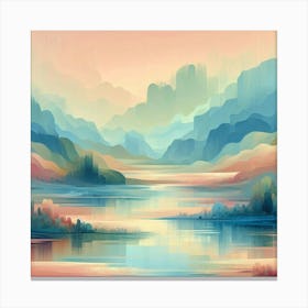 Abstract Landscape Painting 12 Canvas Print