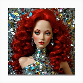 Red Haired Doll Canvas Print