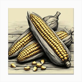 Corn cobs 3 Canvas Print