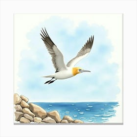 Bird In Flight Canvas Print