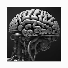 Brain Of A Robot 20 Canvas Print