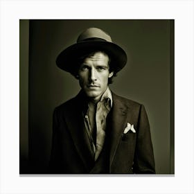 Man In A Hat 1 Canvas Print