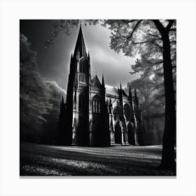 Church In The Woods 5 Canvas Print