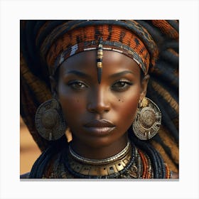 African Beauty 1 Canvas Print