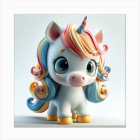 Unicorn 100 Canvas Print