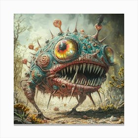 Monster Monster Monster Monster Monster Monster Monster Monster Monster Canvas Print