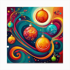 Christmas Background 2 Canvas Print