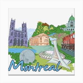 Montreal Canvas Print