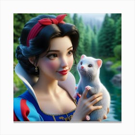 Disney Princess Snow White 💙 Canvas Print