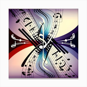 Music Notes Canvas Print